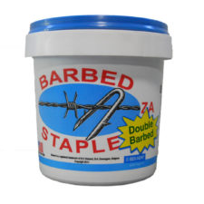 1 1/2" Double Barbed Staples (8lb bucket)